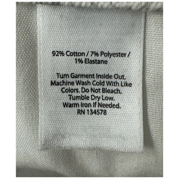 Vineyard Vines White Flower Eyelet Printed Skinny Jeans Stretch Denim Womens 4 - Picture 7 of 8